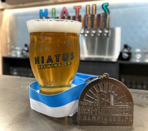 Hiatus Brewing Company Silver Medal Best Florida Beer Ocala German Restaurant Brewery Brewpub Ale Lager