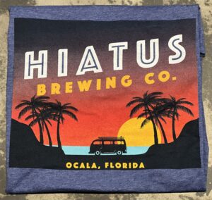 Hiatus Brewing Company Brewery Brewpub Ocala Florida Craft Beer Merchandise Shirts